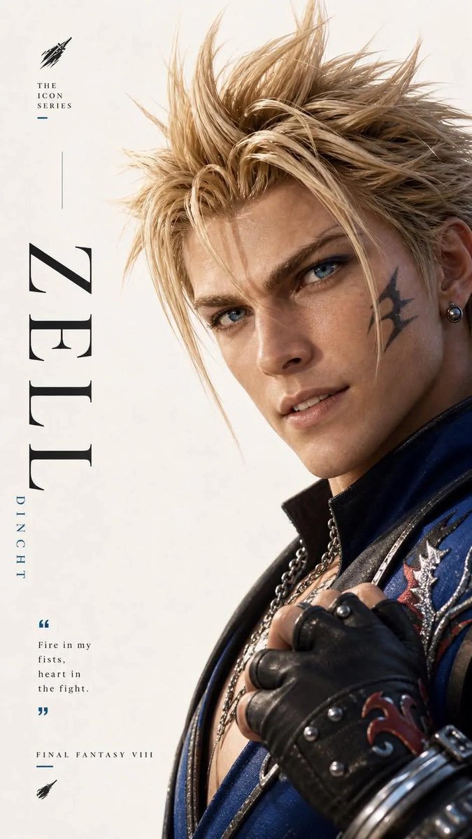 JRPG Warrior Portrait Magazine Cover Prompt — AI result, variation 2 of 2