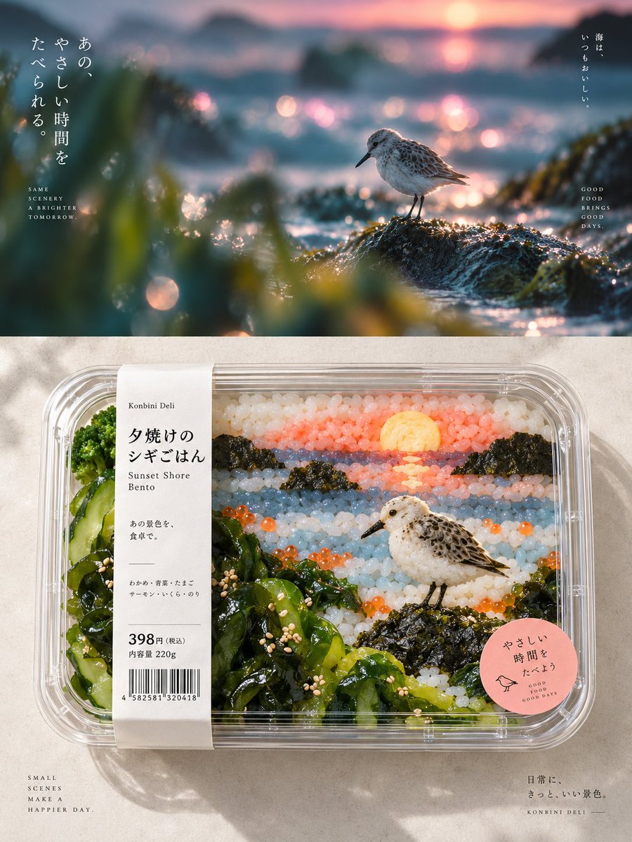 Konbini Deli Box Photo Remix Poster — AI result, variation 2 of 2