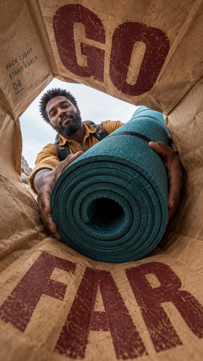 Kraft Paper Package Campaign Poster Look — AI result, variation 4 of 4
