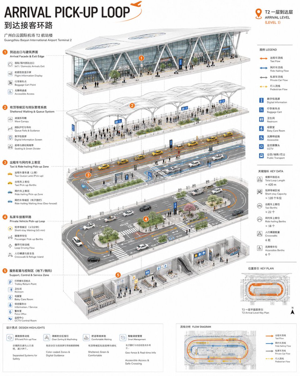 Layered Axonometric Space Diagram in Clean White — AI result, variation 3 of 4