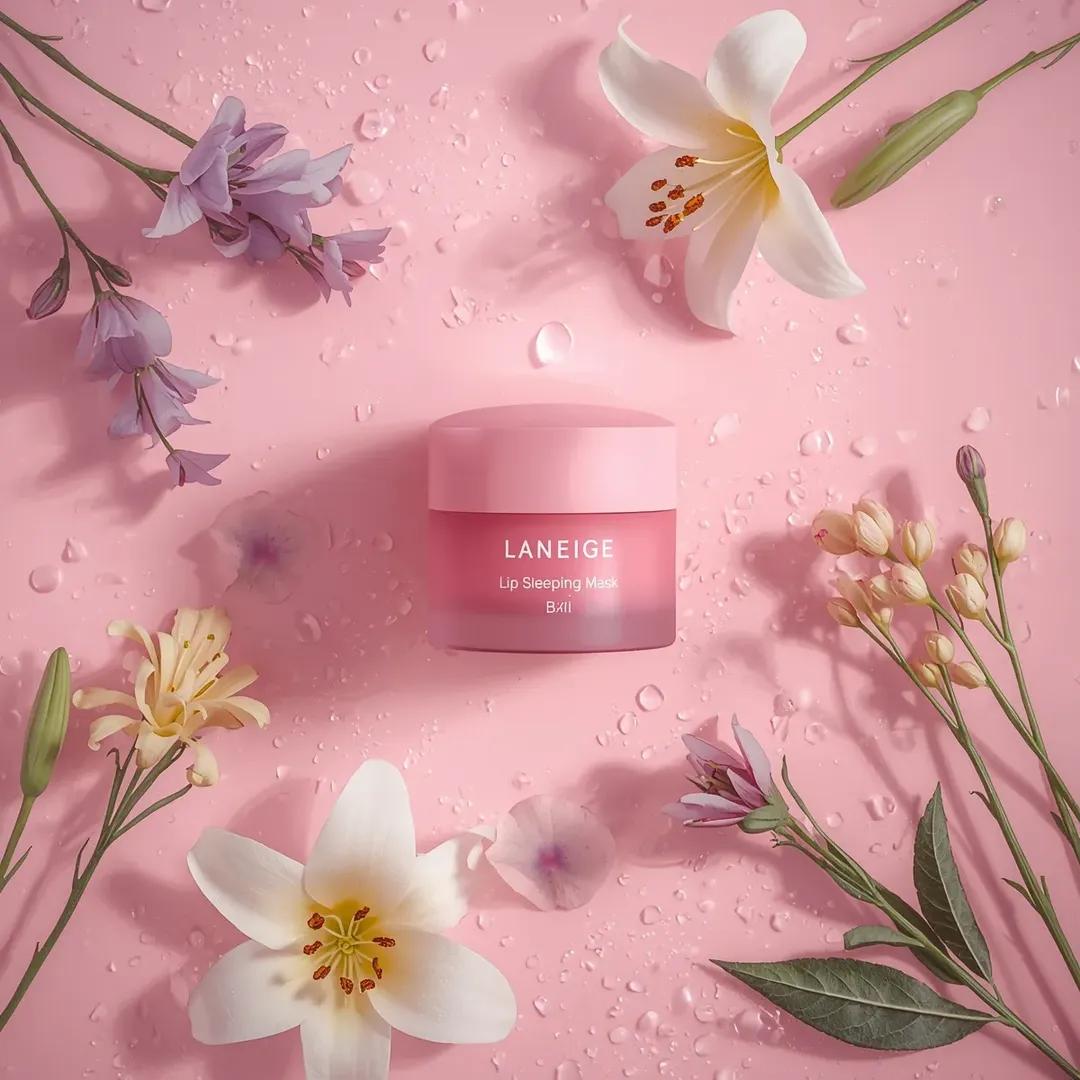 Lip Sleeping Mask Jar Beauty Product Shot — AI result, variation 2 of 3
