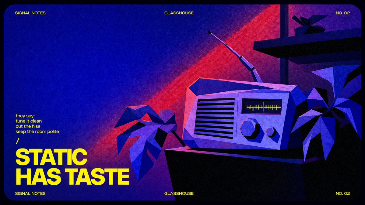 Low-Poly Contrarian Poster With Yellow Headline — AI result, variation 2 of 4