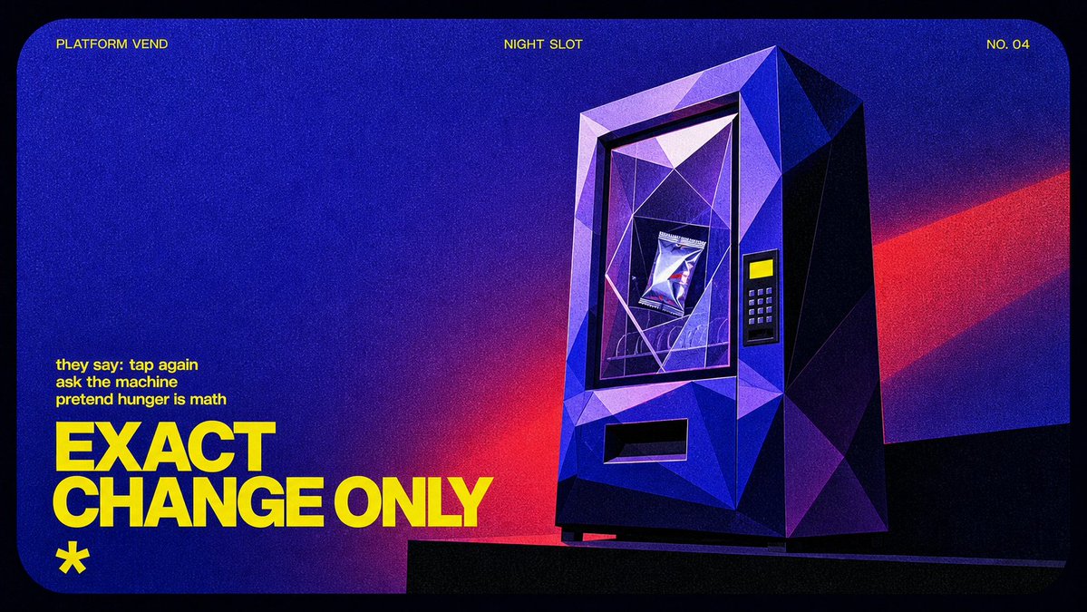 Low-Poly Contrarian Poster With Yellow Headline — AI result, variation 3 of 4