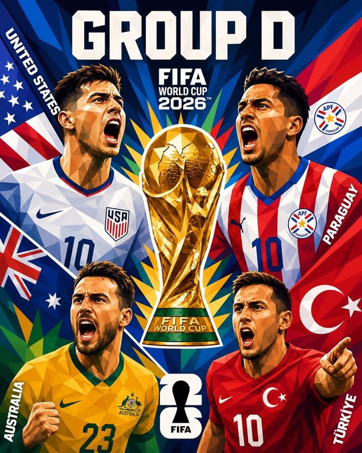 Low-Poly World Cup Group Poster Design — AI result, variation 2 of 4