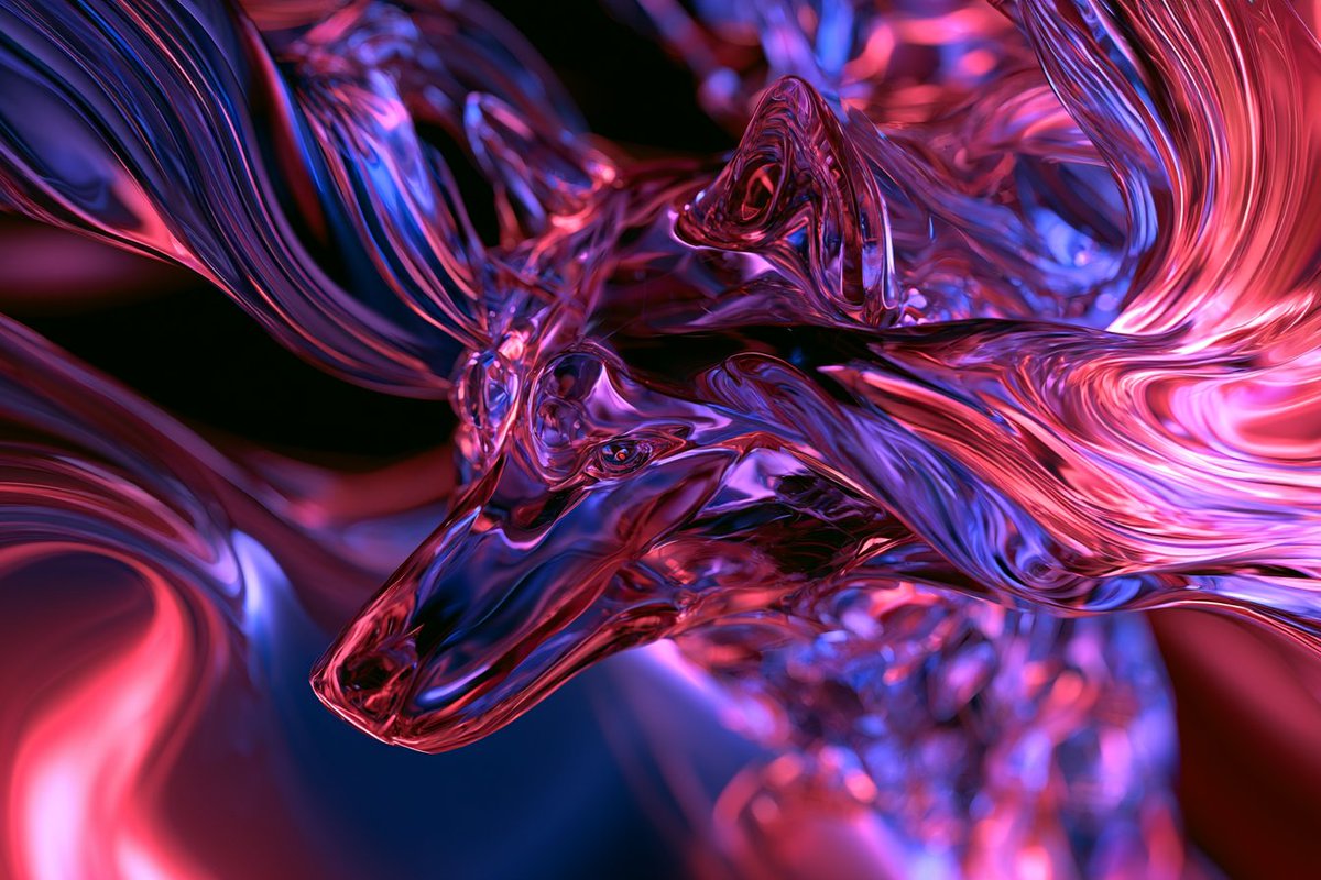 Luminous Liquid Color Streams Around a Subject — AI result, variation 3 of 4