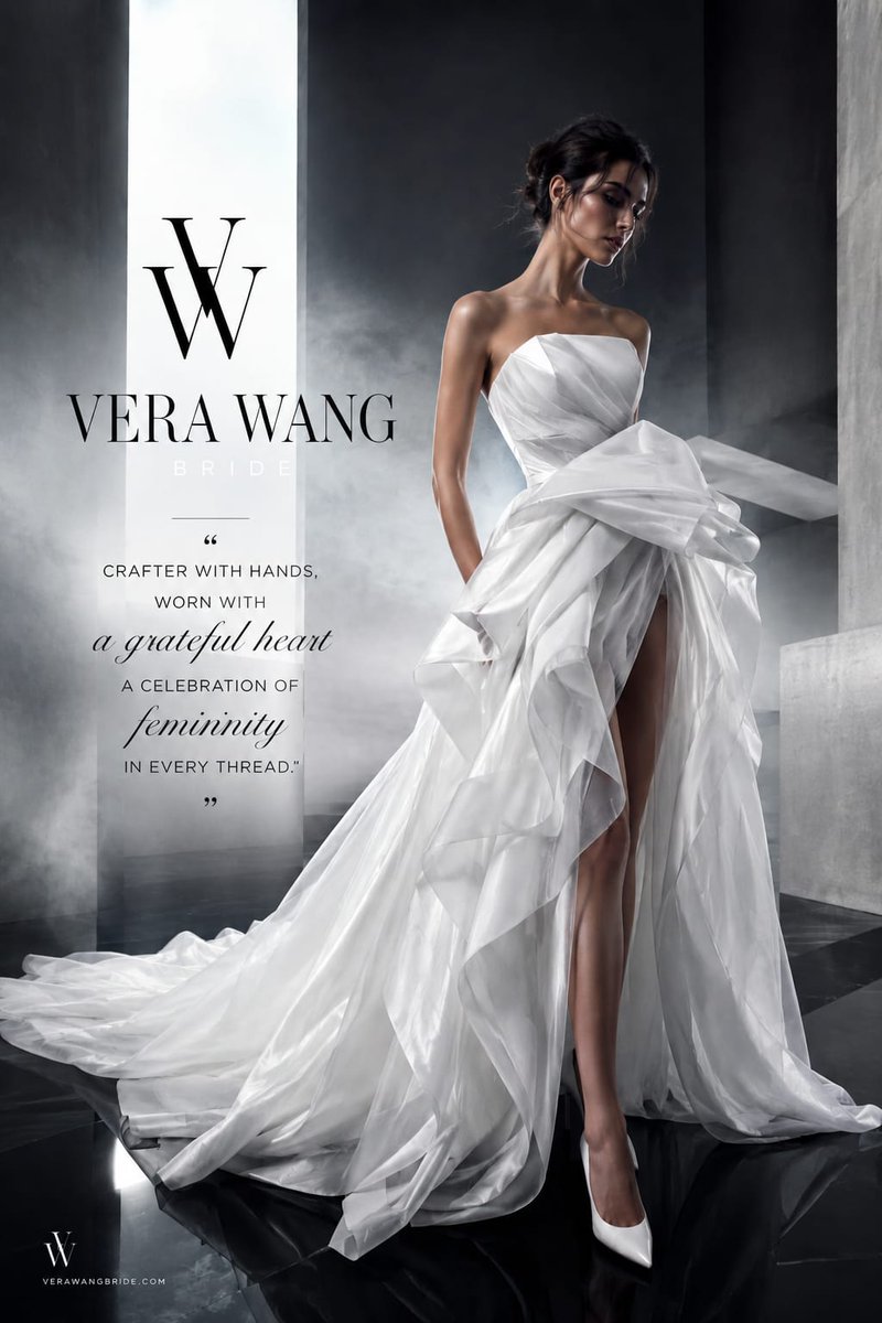 Luxury Bridal Couture Editorial Campaign Image — AI result, variation 4 of 4
