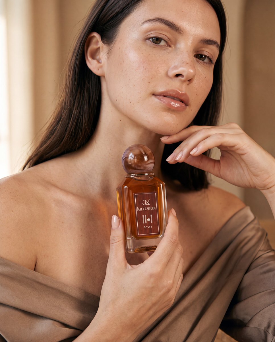 Luxury Perfume Bottle Beauty Editorial Portrait — AI result, variation 2 of 2
