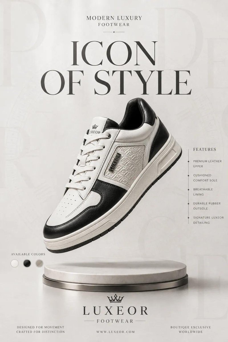 Luxury Product Campaign Poster With Serif Headline — AI result, variation 2 of 3