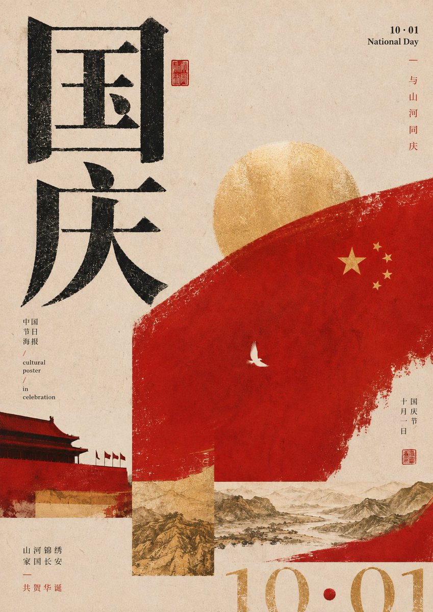 Mid-Autumn Festival Editorial Poster — AI result, variation 2 of 4
