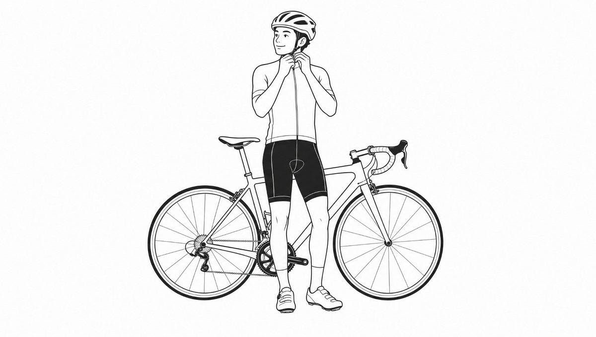 Minimal Black and White Line Art Illustration — AI result, variation 2 of 4