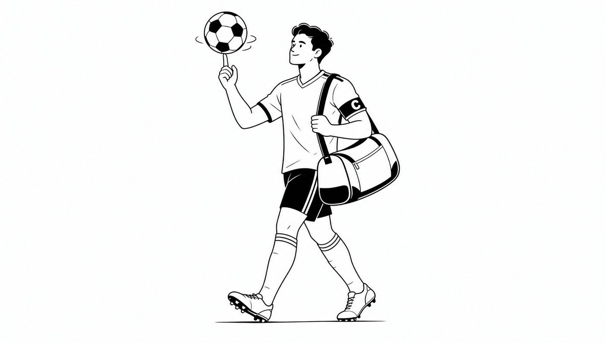 Minimal Black and White Line Art Illustration — AI result, variation 3 of 4