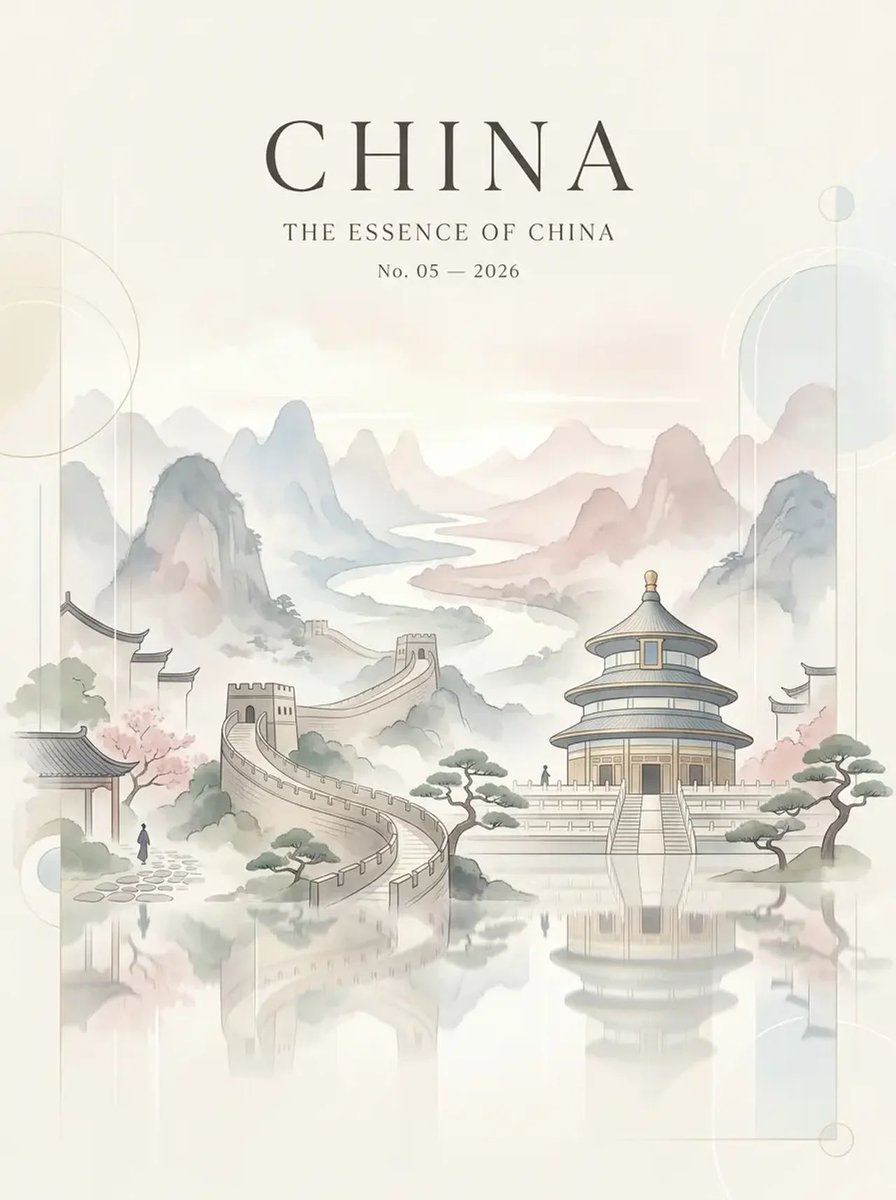 Minimalist Country Travel Poster With Landmarks — AI result, variation 4 of 4