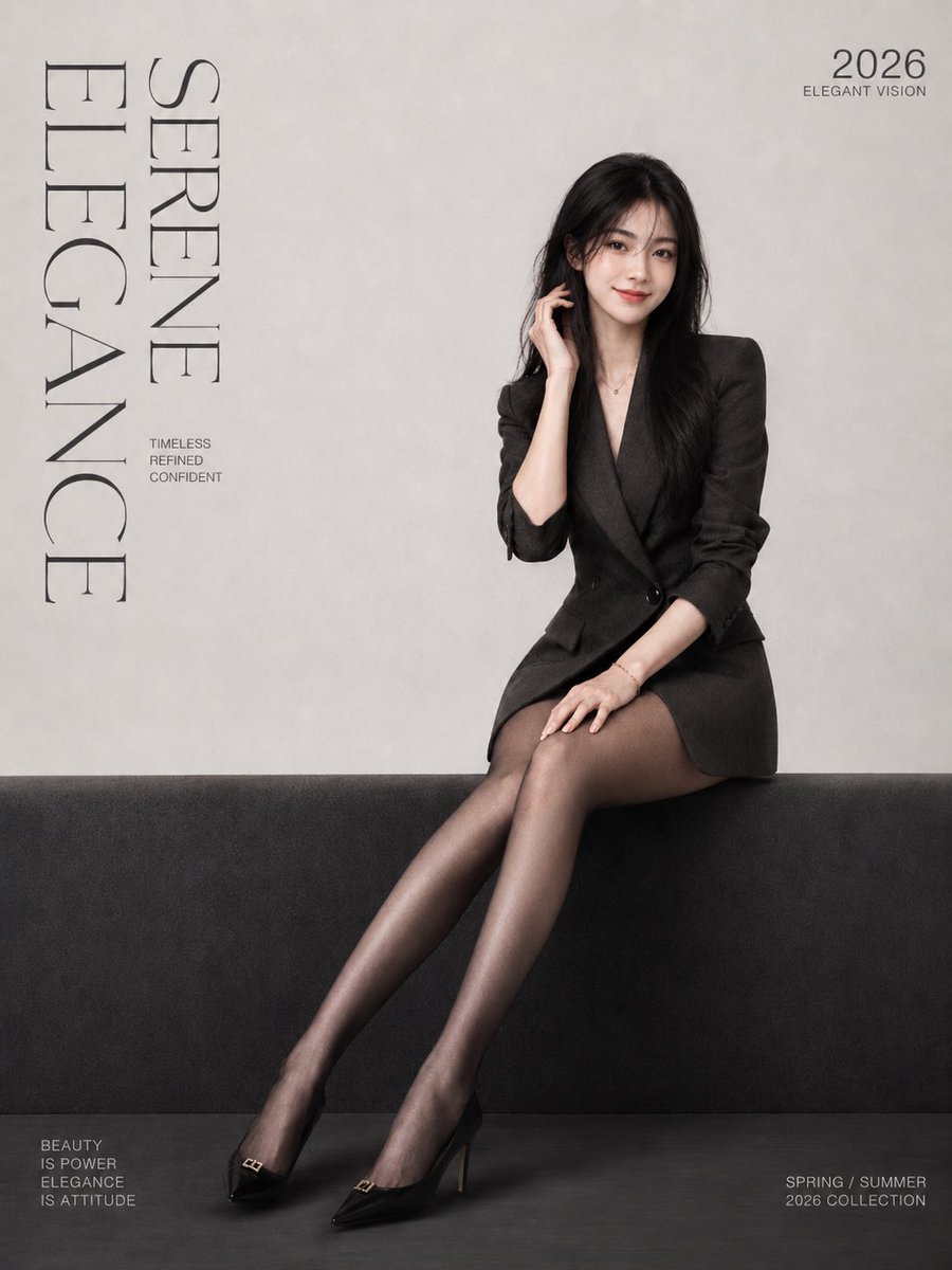 Minimalist Fashion Magazine Cover Poster With Serif Type — AI result, variation 3 of 4