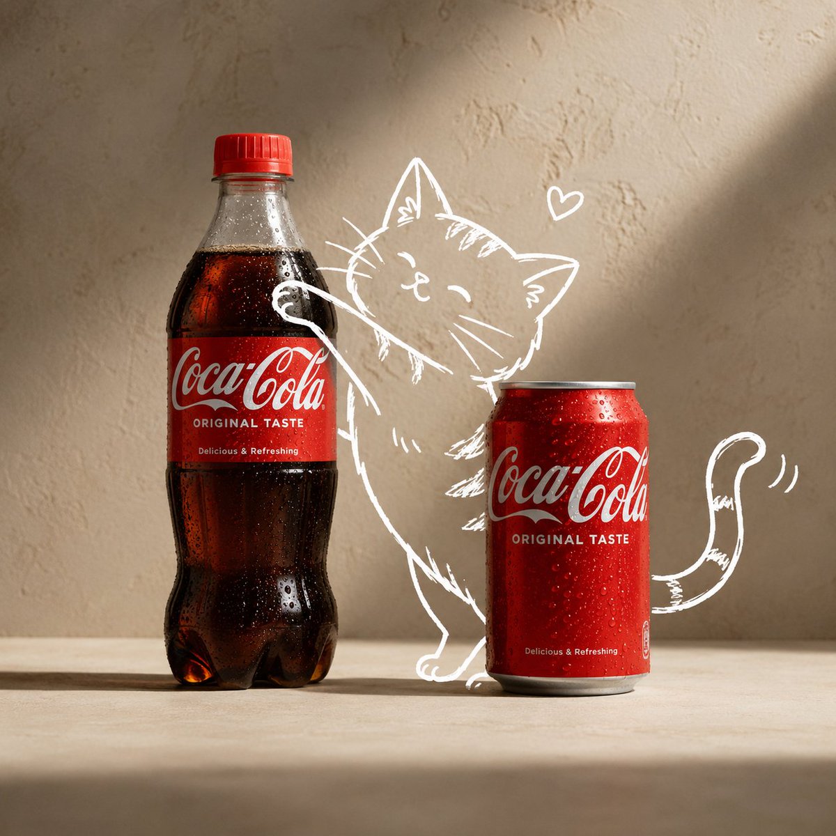 Minimalist Product Photo With Doodle Overlay — AI result, variation 4 of 4