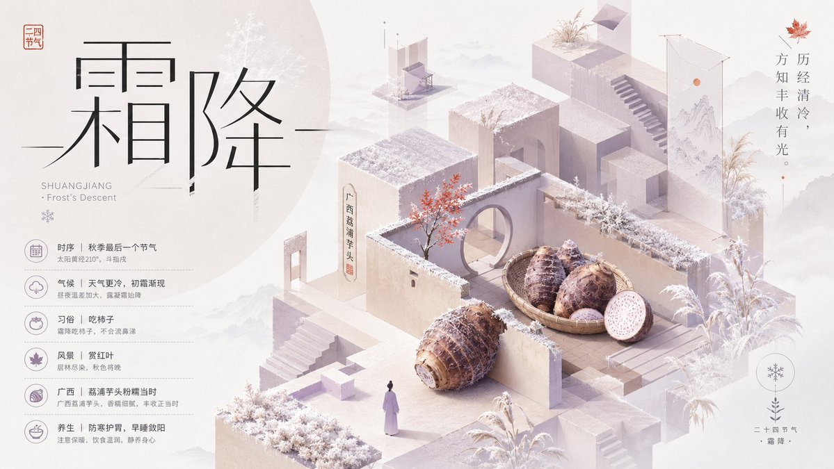 Monument Valley Chinese Typography Poster — AI result, variation 4 of 4