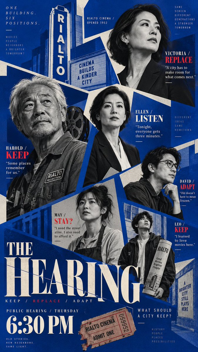 Multi-Character Ensemble Poster With Bold Editorial Type — AI result, variation 3 of 4