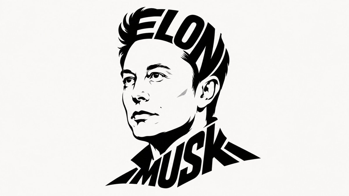 Name Letter Portrait Poster in Monochrome — AI result, variation 3 of 4