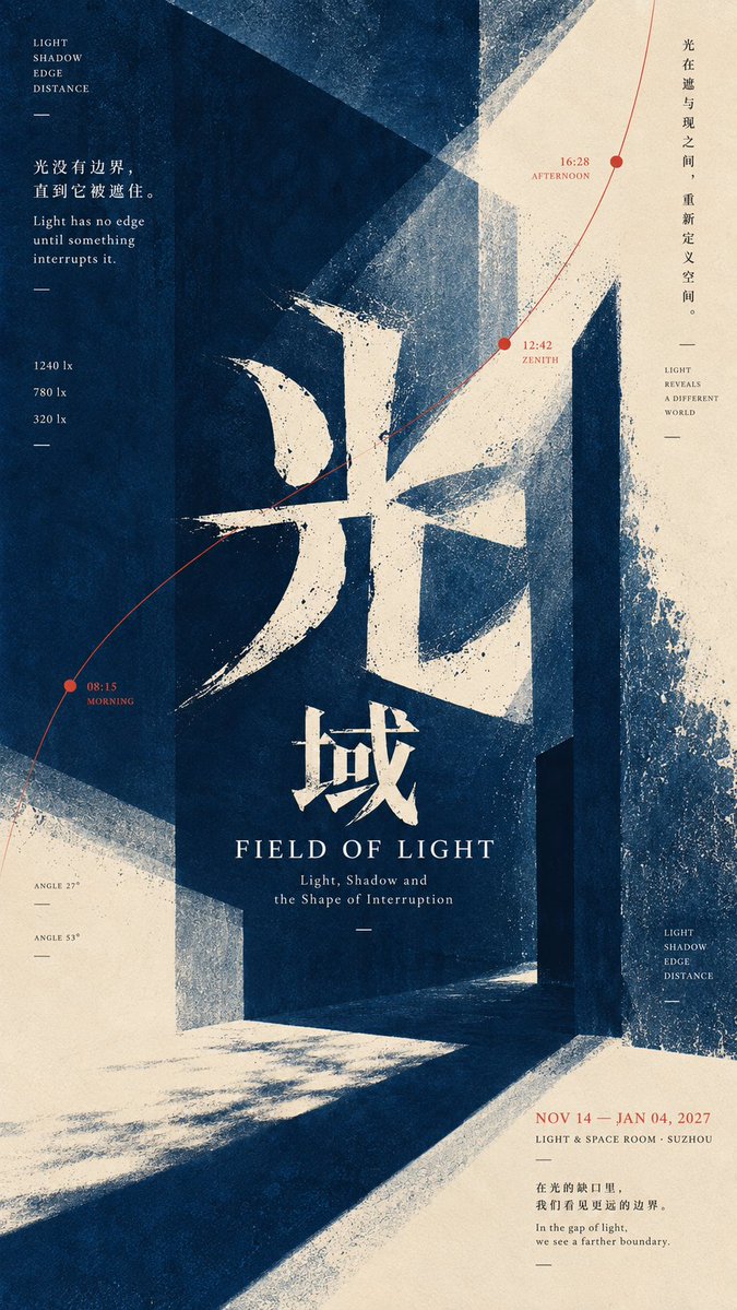 Natural Motion Chinese Character Poster Design — AI result, variation 4 of 4