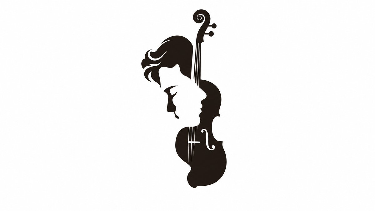 Negative-Space Subject and Animal Logo Art — AI result, variation 2 of 4