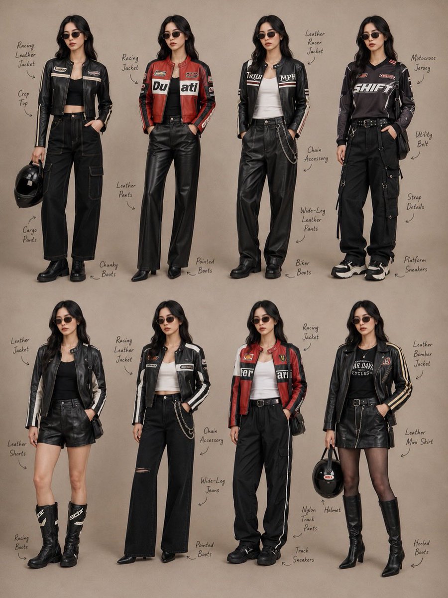 Neutral Fashion Lookbook Collage Prompt — AI result, variation 3 of 4