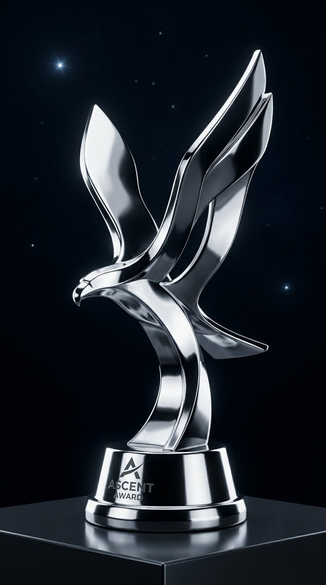 Object Evolution Sketch to Metallic Trophy Sheet — AI result, variation 2 of 3