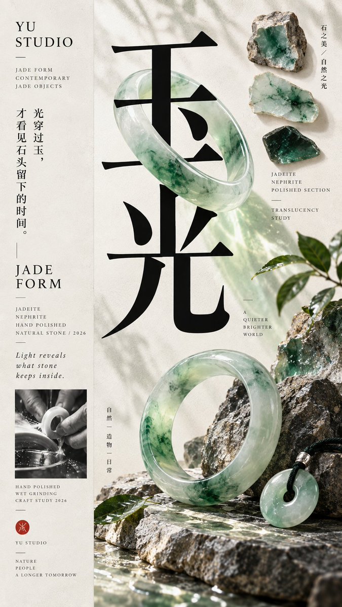 Off-Axis Brand Editorial Poster With Giant Headline — AI result, variation 2 of 4