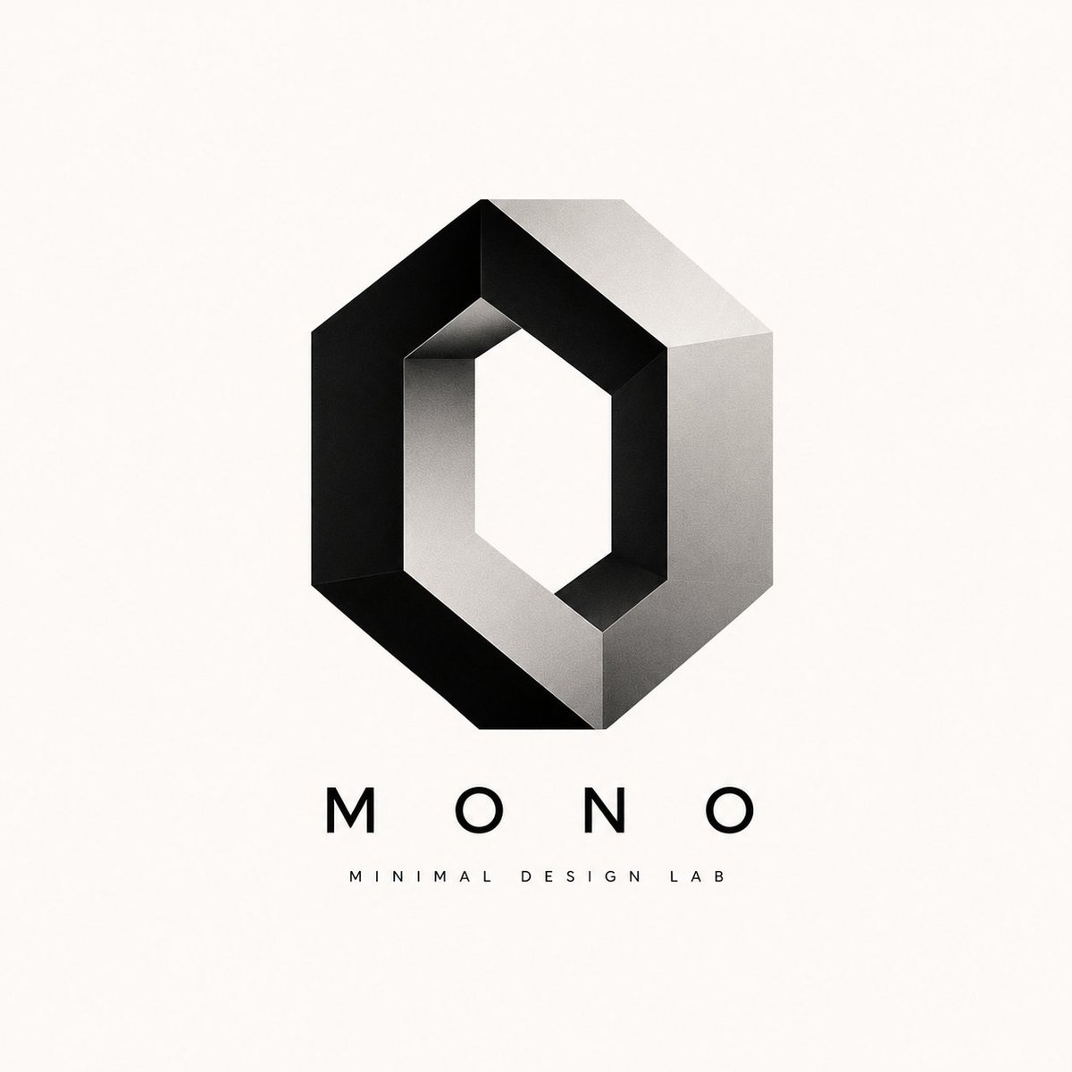 Optical Letter Logo Mark Design — AI result, variation 2 of 4