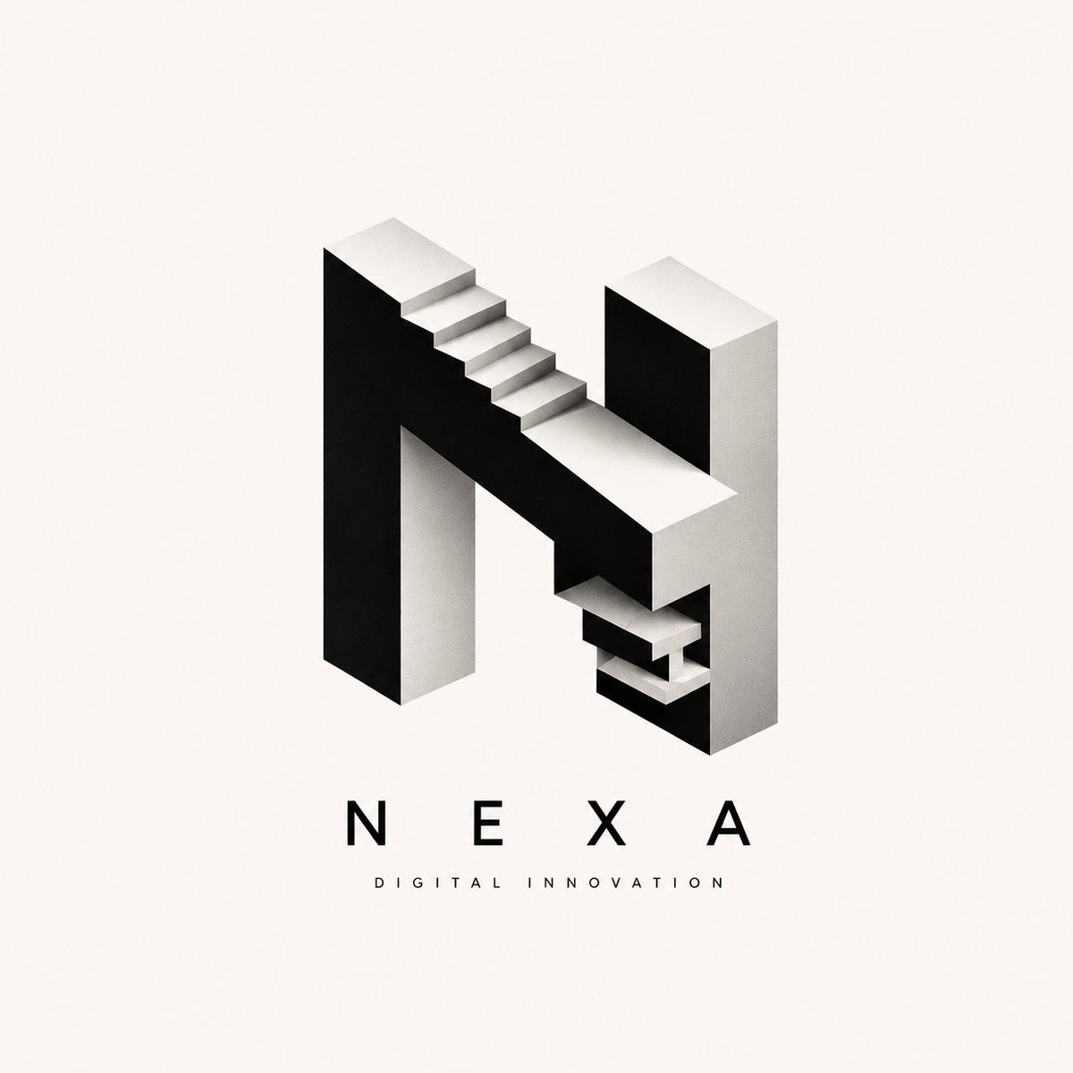 Optical Letter Logo Mark Design — AI result, variation 3 of 4