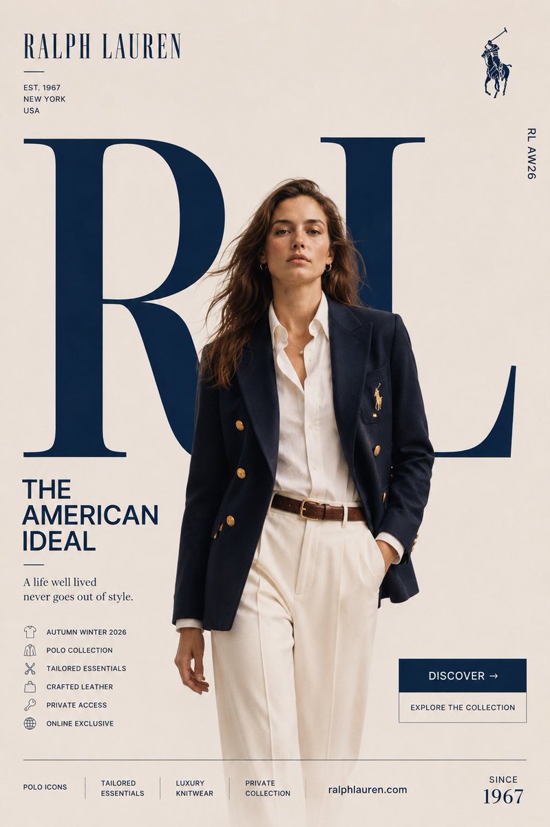 Oversized GAP Typography Fashion Campaign Poster — AI result, variation 3 of 4