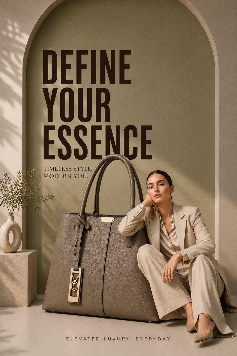 Oversized Hero Product Fashion Campaign Poster — AI result, variation 2 of 3