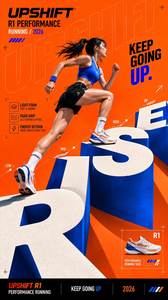 Oversized Letterform Architecture Campaign Poster — AI result, variation 2 of 4