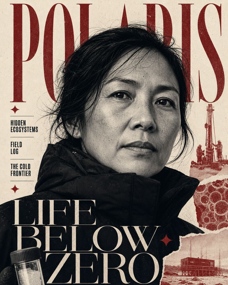 Oxblood Serif Magazine Cover Layout in Collage — AI result, variation 3 of 4