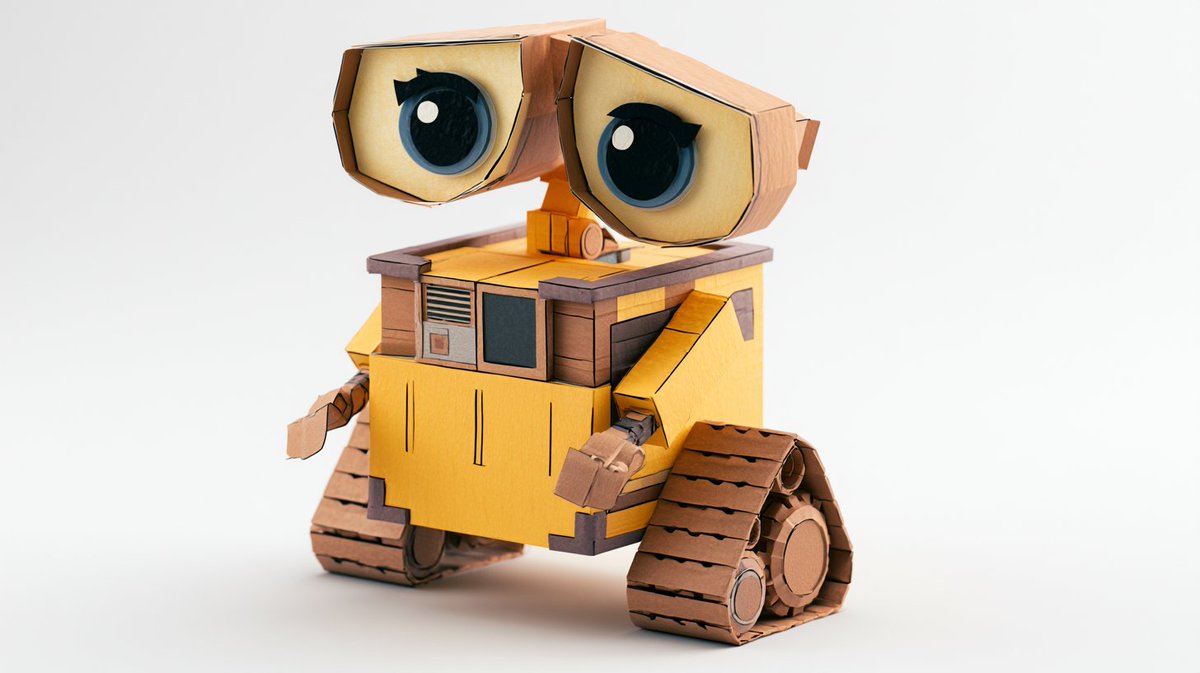Paper Craft Isometric Character in 3D — AI result, variation 4 of 4