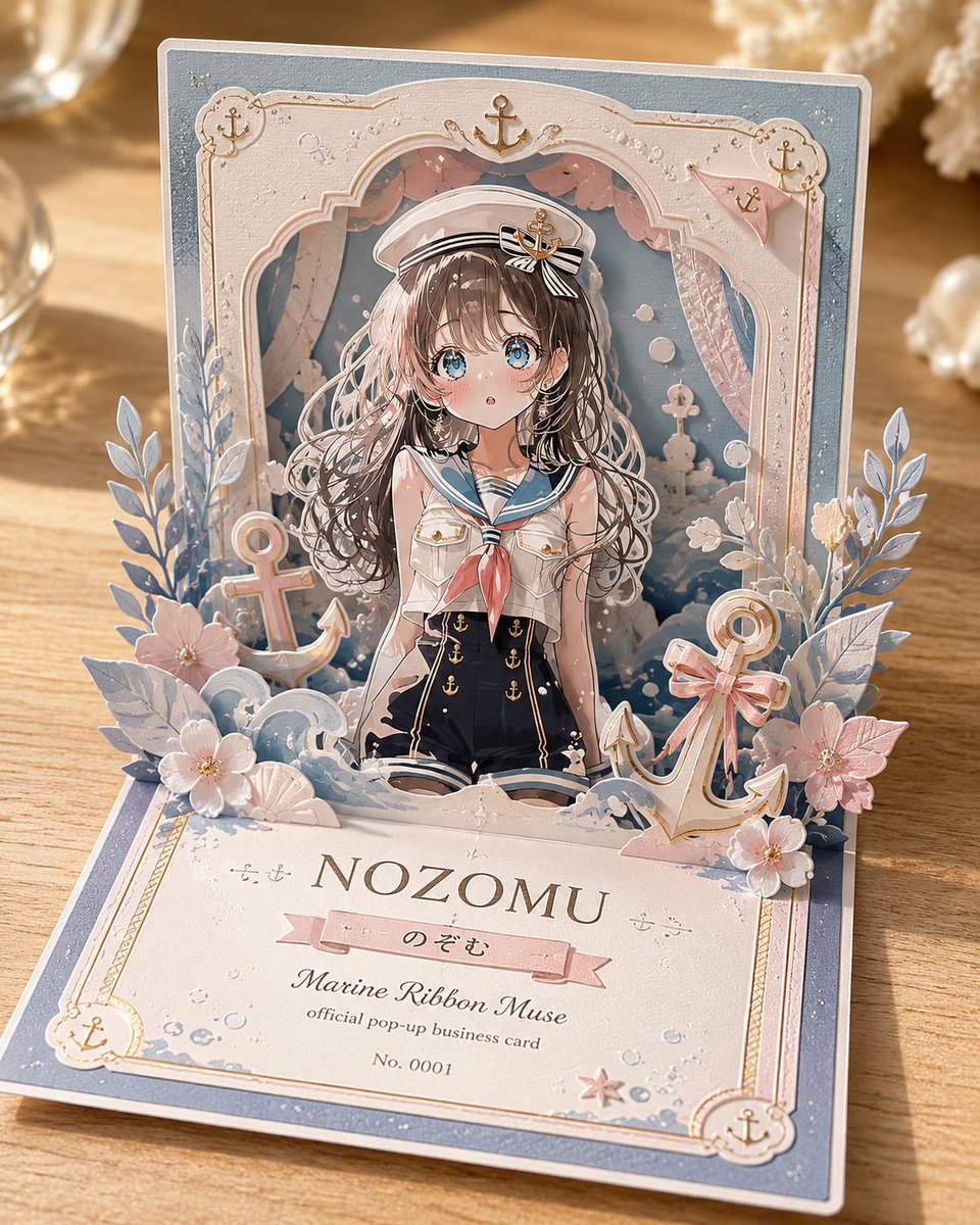 Paper Stage Character Card With Miniature World — AI result, variation 3 of 4