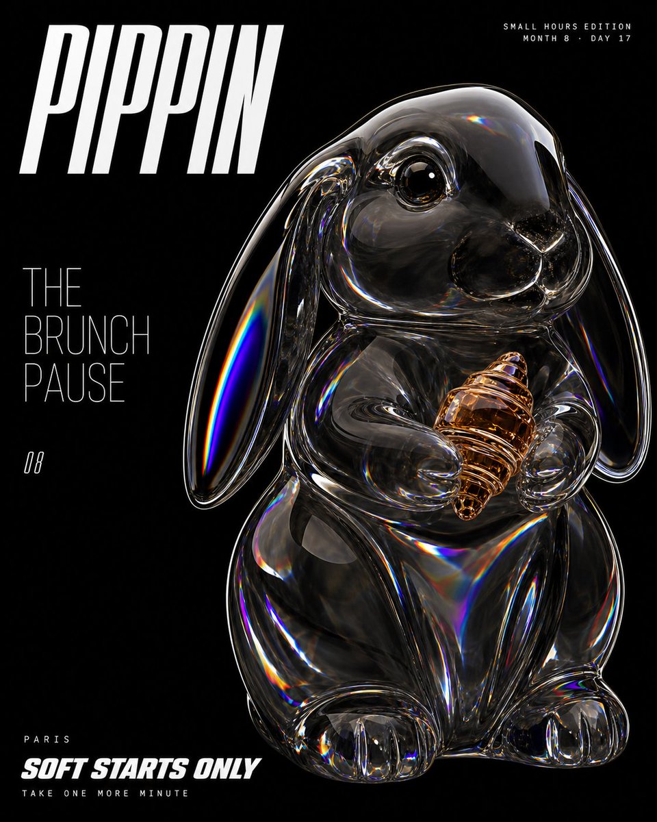 Prismatic Glass Cat Magazine Cover Design — AI result, variation 2 of 4