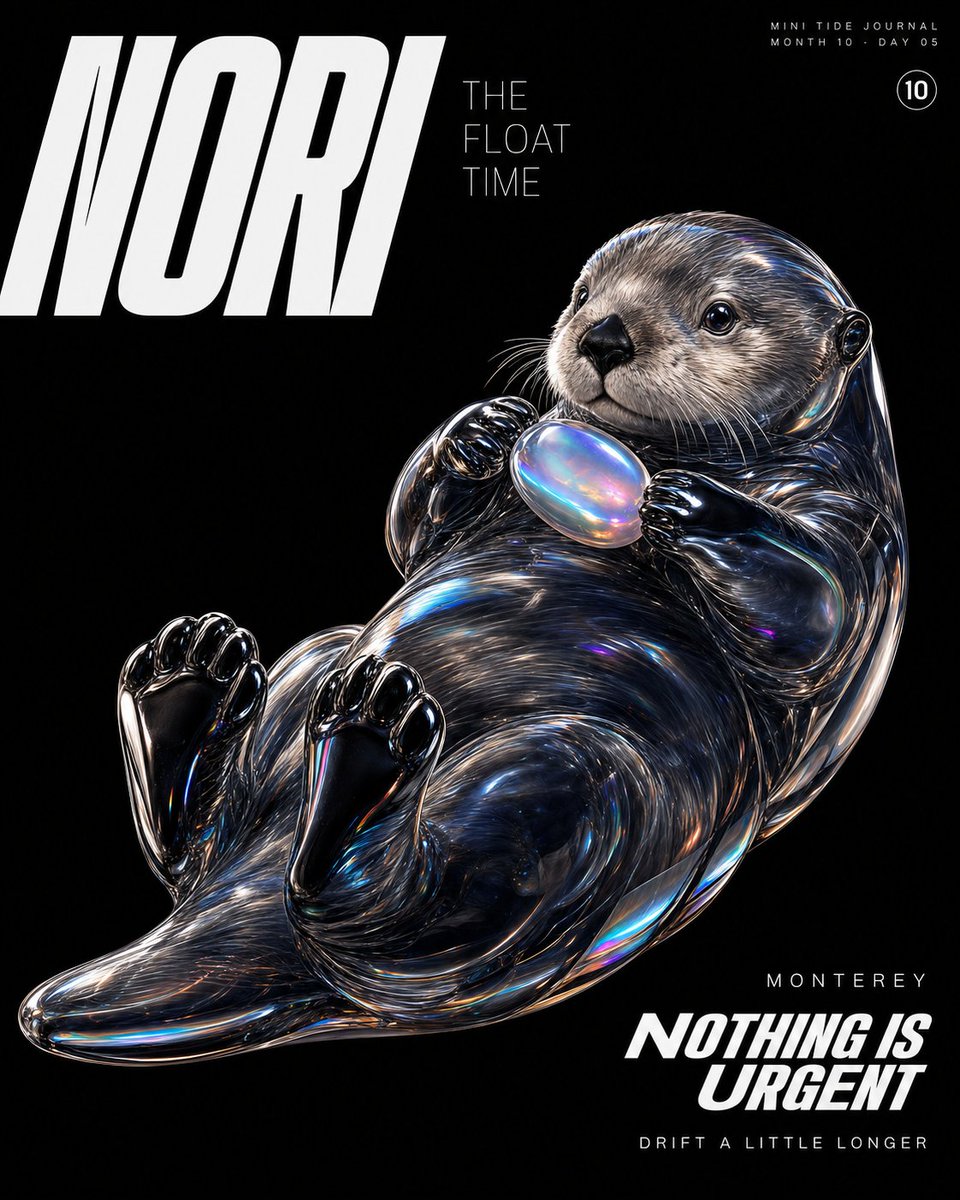 Prismatic Glass Cat Magazine Cover Design — AI result, variation 4 of 4