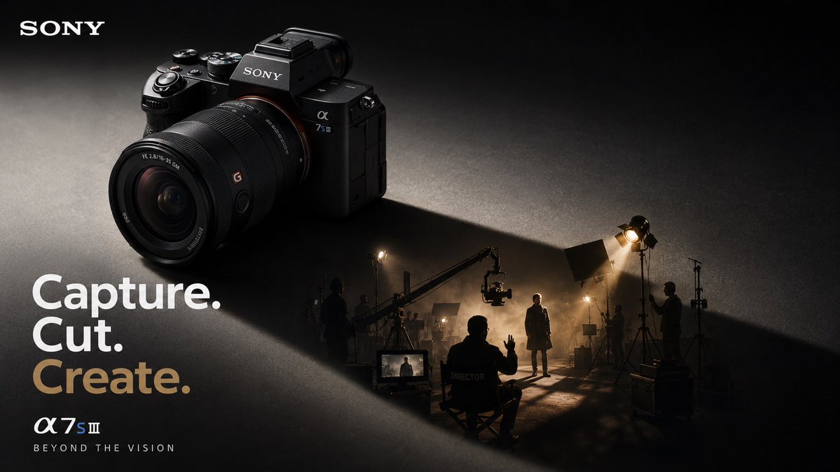 Product Shadow Storytelling Ad Poster — AI result, variation 2 of 4