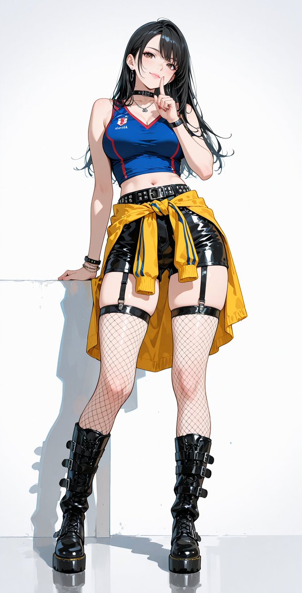 Punk Soccer Jersey Street Outfit Portrait — AI result, variation 2 of 2