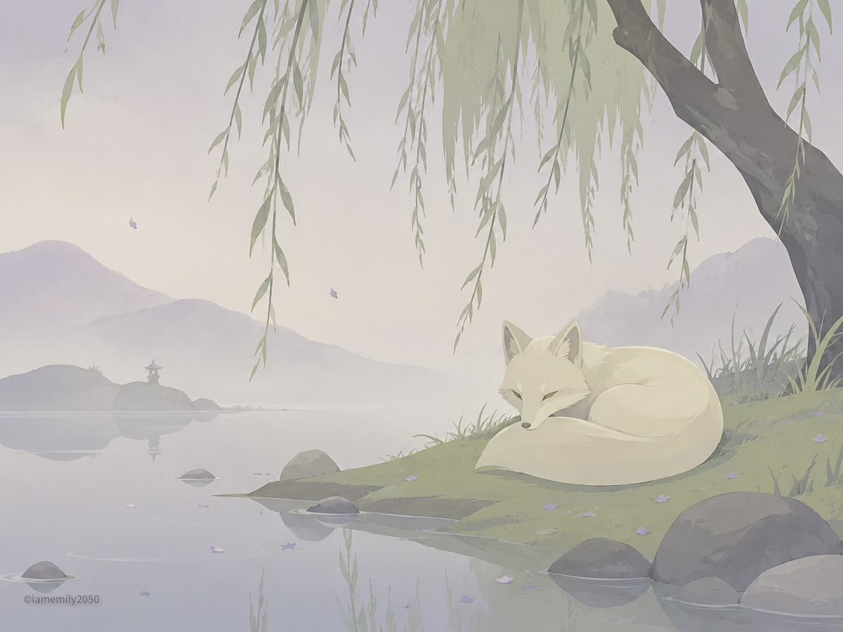 Quiet Pastel Anime Illustration Style Prompt — AI result, variation 2 of 4