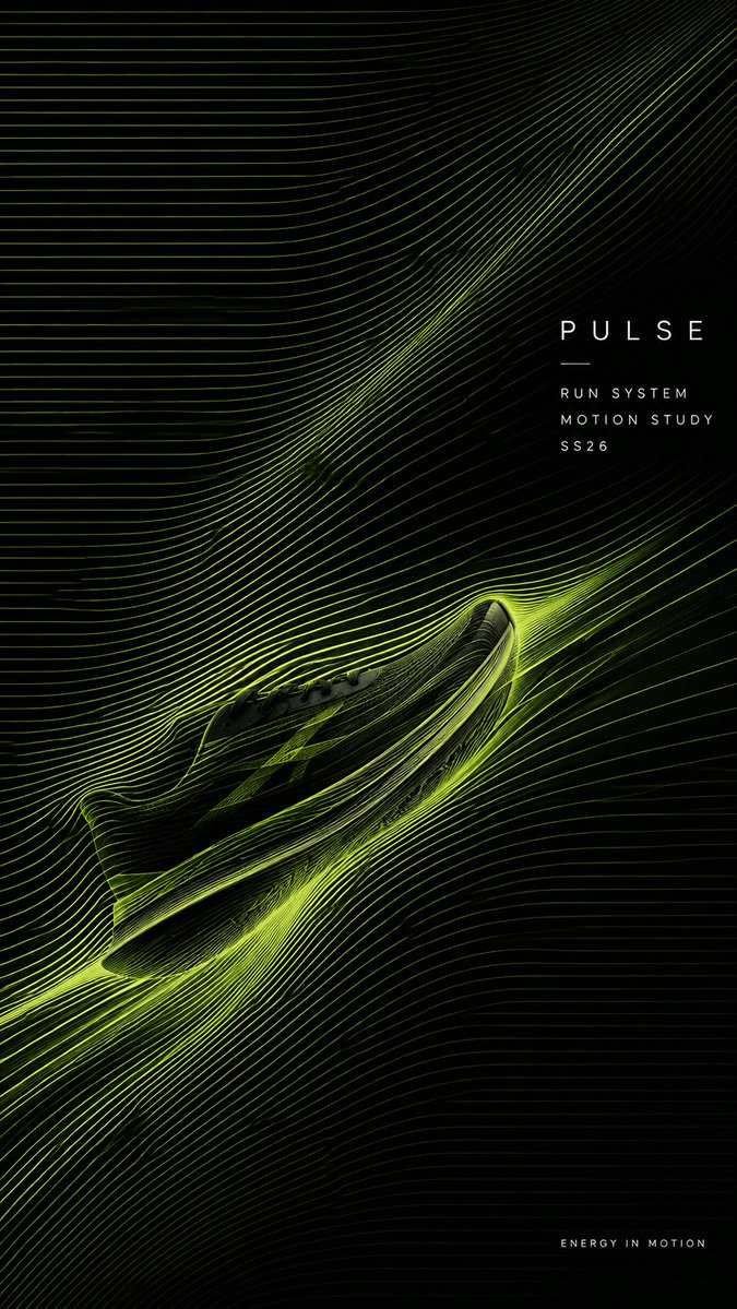 Raster Line Poster with Subject Form Hidden in Parallel Lines — AI result, variation 3 of 4