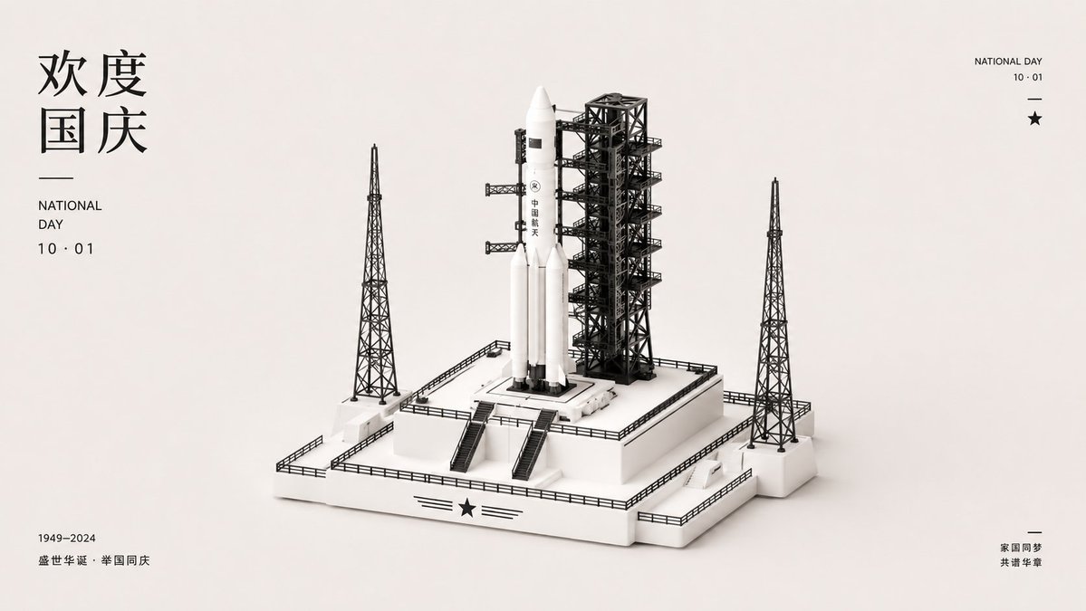 Red and White Isometric Diorama Poster — AI result, variation 2 of 4