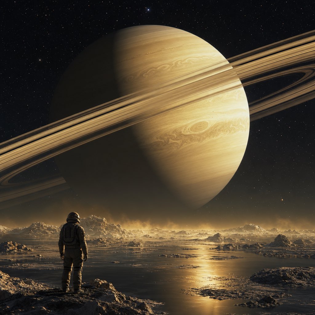 Red Canyon Astronaut Sci-Fi Key Art — AI result, variation 2 of 2