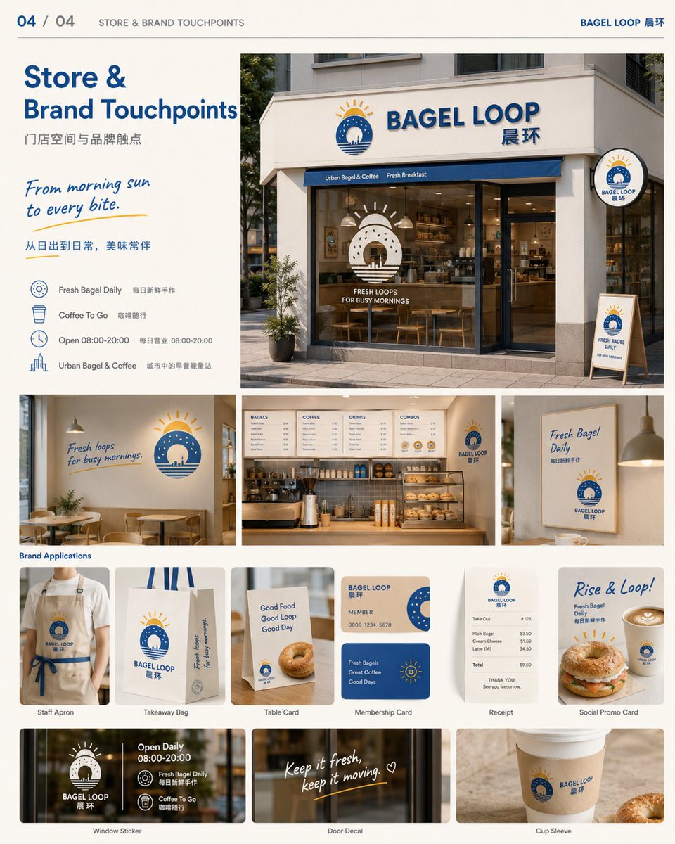 Restaurant Brand Proposal Case Study Pages — AI result, variation 4 of 4