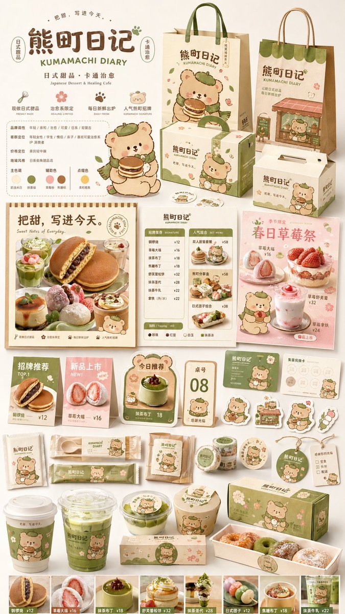 Restaurant Brand Touchpoint Matrix Mockup — AI result, variation 3 of 4