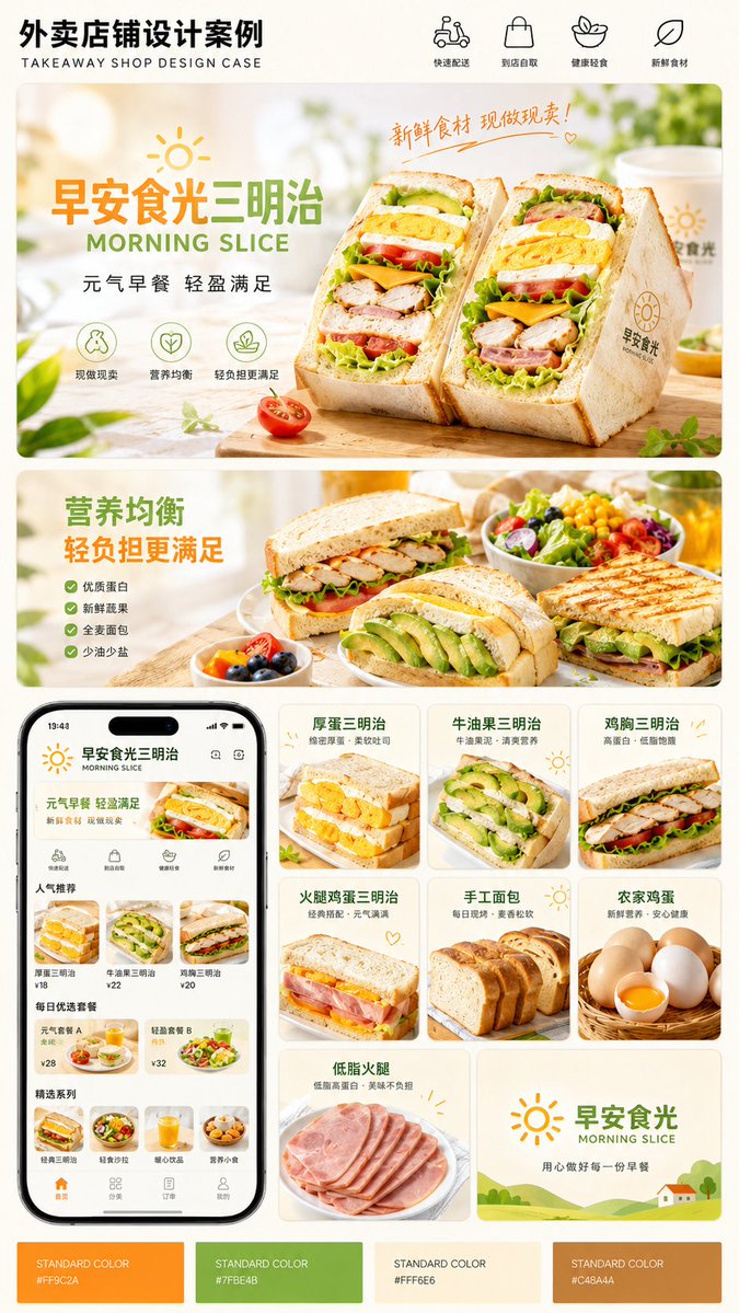 Restaurant Delivery Storefront Decoration Mockup Set — AI result, variation 3 of 4