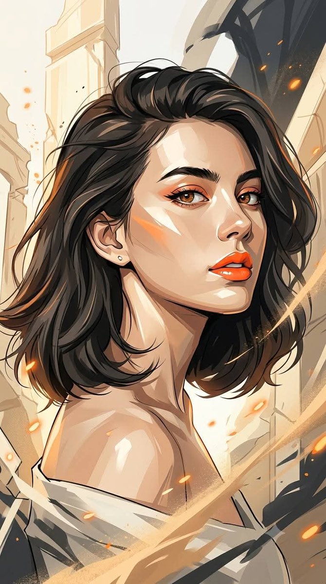 Semi-Realistic Splash Art Illustration from Reference Objects — AI result, variation 3 of 3