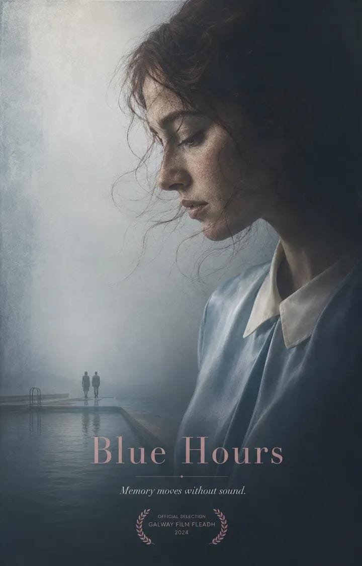 Shadowed Side-Profile Portrait Art-House Movie Poster — AI result, variation 2 of 4