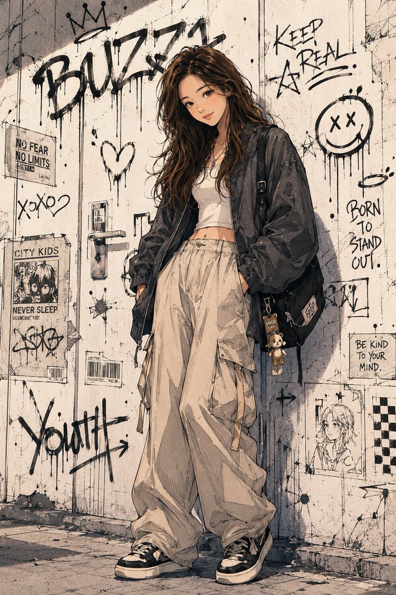 Shonen Manga Street Portrait from Your Photo — AI result, variation 3 of 3