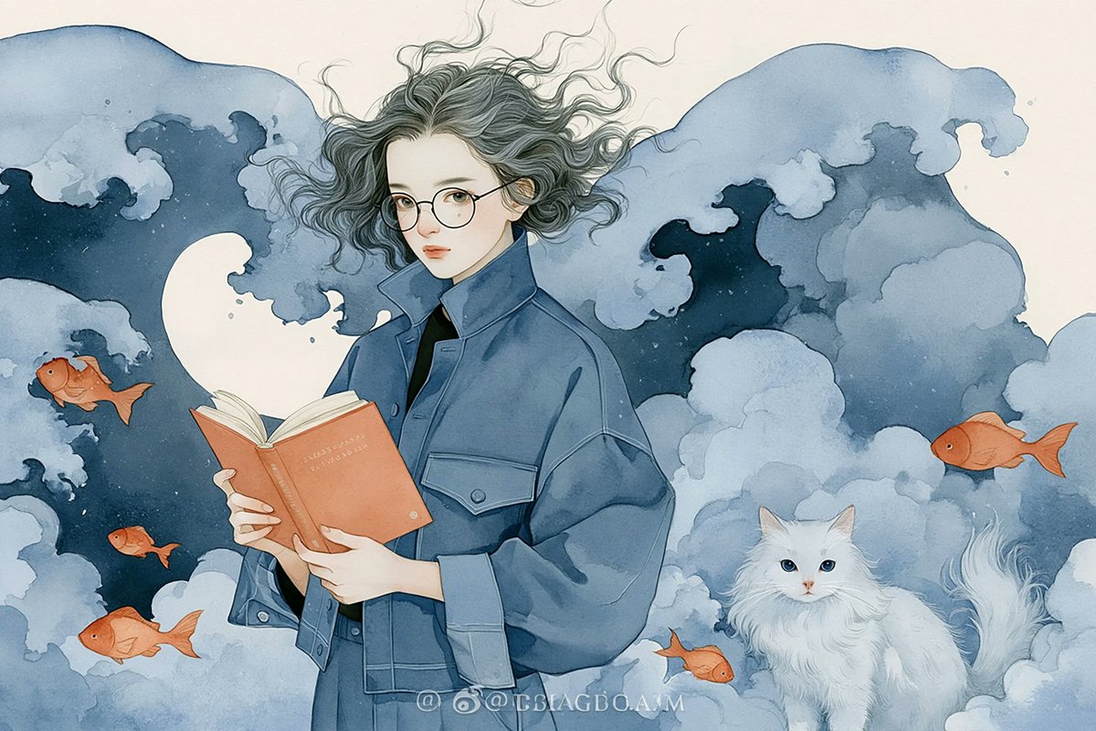 Soft Style Fresh Page Illustration — AI result, variation 3 of 4
