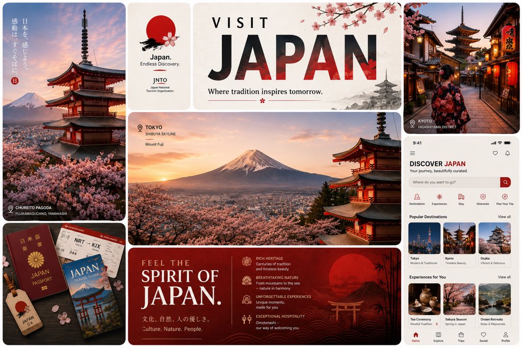 Spain Tourism Bento Grid Campaign Poster — AI result, variation 2 of 4